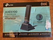 TP-Link AXE5100 Tri-Band Wi-Fi 6E High Gain USB Adapter Archer TXE5100UH PC