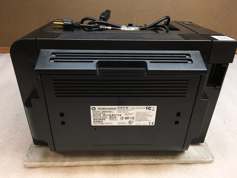 HP LaserJet P1606DN Compact Printer Duplex Network 17k Pg Ct w/ Toner: 20% - Image 4 of 4