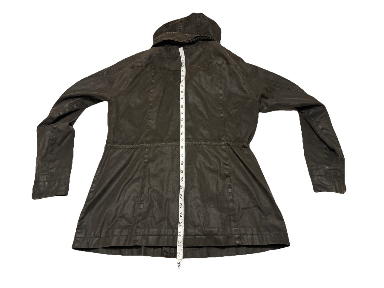 FatFace Jacket Coat Womens 14 Charcoal Hooded Quilted Performance Outdoor Parka image 6