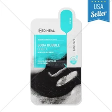 MEDIHEAL Wash off Soda Bubble Mask, 1 | 5 | 10 I K-Beauty, Healthy Glow Gift Mom