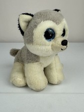 Ty Beanie Baby BUFF the Husky Dog (6 Inch) Stuffed Plush Animal Toy Gray White