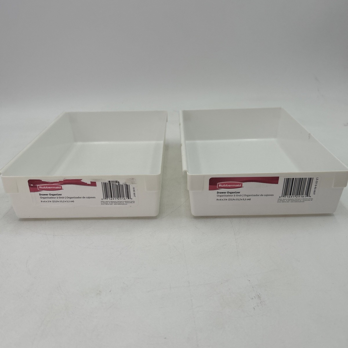 Rubbermaid Vintage Interlocking Drawer Organizers JBI-2916 Total 2