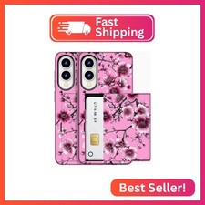 MUQR Compatible for Samsung Galaxy S25 Edge Case with Card Holder Cute - Kawaii