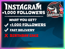  1, 000 Instagram Follow READ DESCRIPTION 