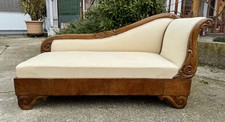 🥇PERFETTA DORMEUSE ANTICA AUTENTICA in NOCE, DIVANO LETTO Primi ‘800🥇
