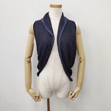 JURGEN LEHL J101KV011 Wool Silk vest purple 5-0711M◎