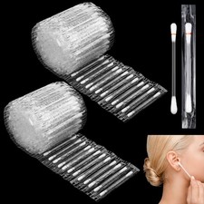 200 Pcs Piercing Aftercare Swabs Disposable Individually Packaged Saline Solu...