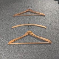 Vintage Wooden Hotel Hangers Lot 3 Hilton Park Plaza Toronto Mandeville London