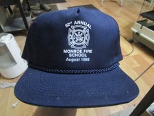 1998 Monroe Wi. Fire School 5 Panel Snap Back San Sun Truckers Baseball Cap Hat