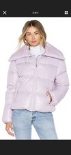 Kendall And Kylie Lilac Puffer Jacket Designer Size M Uk 12-14 Bnwt C127