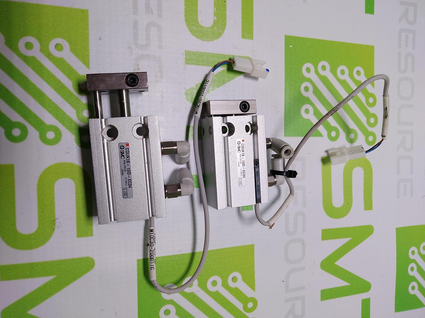 SMC CDUK16-10D-XC34 WITH SMC D-A93 SENSOR SWITCH