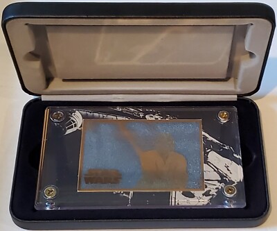 Star Wars Trilogy - A New Hope Ltd 24K GOLD Card in Case Luke | eBay