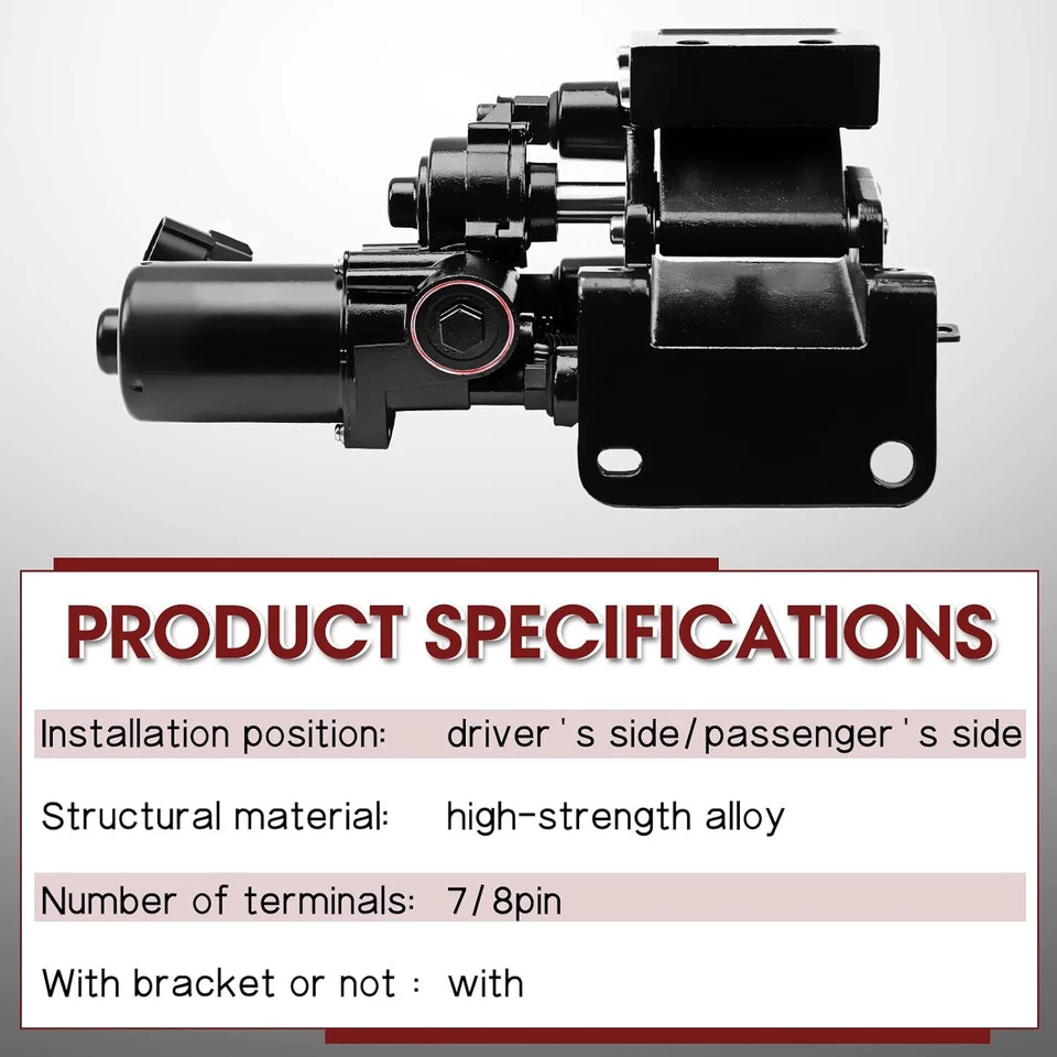 9L7Z16A506A Motor y soporte de estribo eléctrico para pasajero delantero derecho para Ford Foto 3 de 4