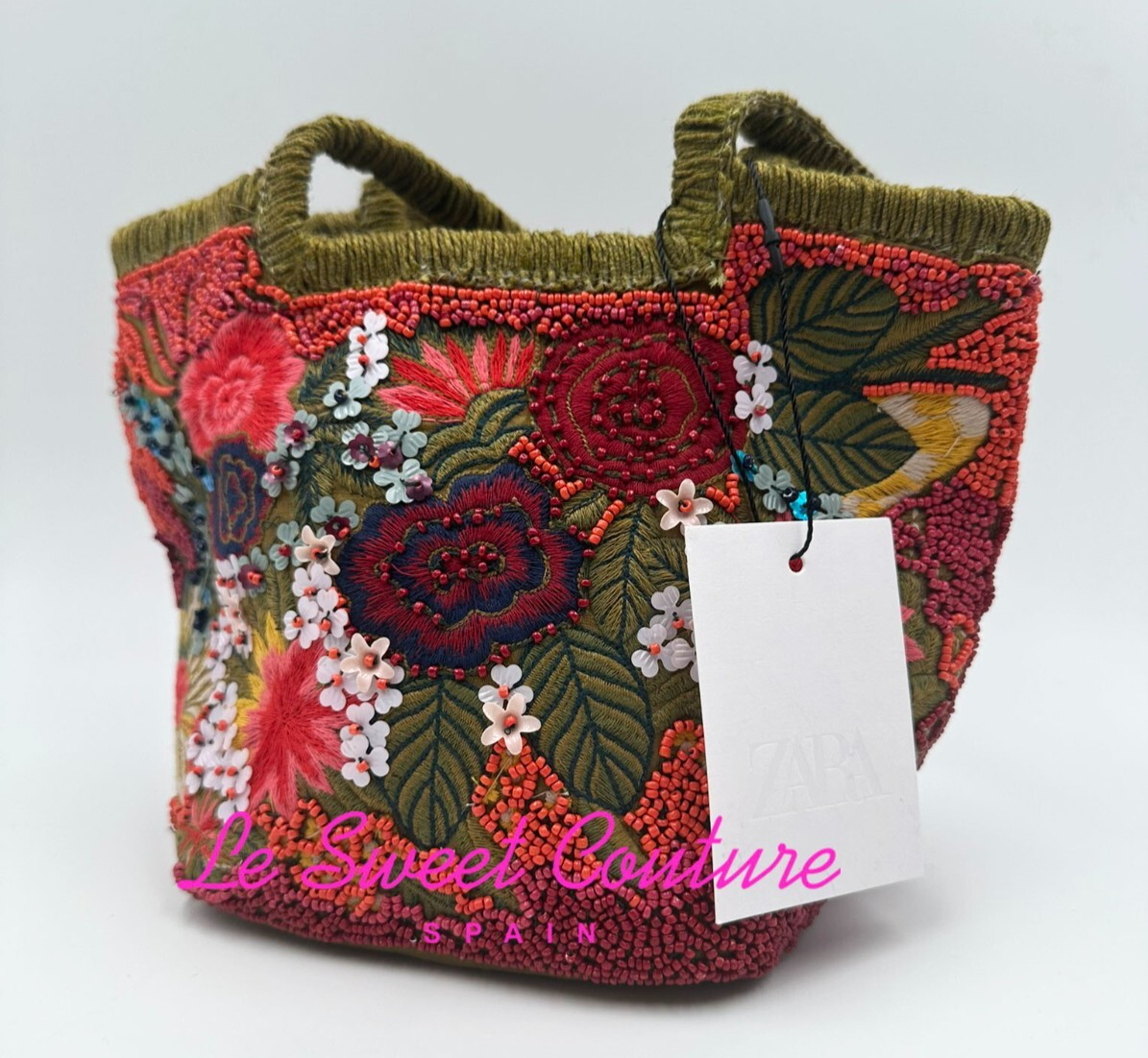 ZARA WOMAN NWT SS25 SMALL EMBROIDERED BEADED BAG 4751/007 ZARA WOMAN NWT SS25 SMALL EMBROIDERED BEADED BAG 4751/007