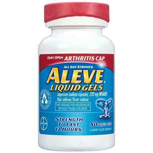 Aleve Liquid Gels w.Naproxen Sodium, Pain Reliever  220mg~160 ct.     exp 2025 - Picture 1 of 1