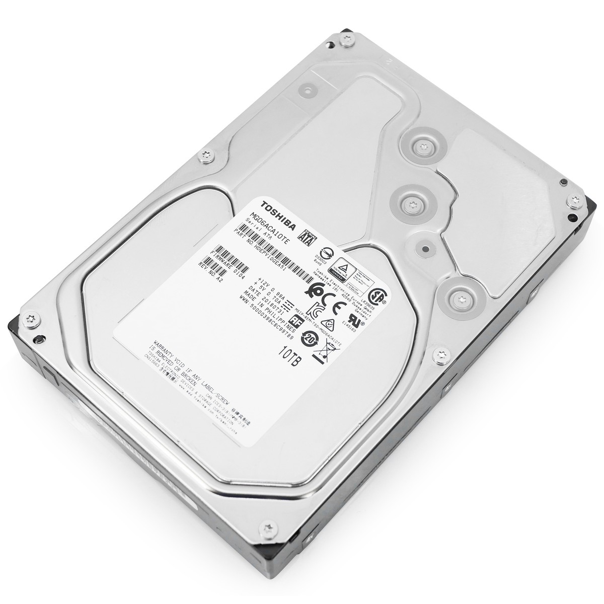 Toshiba MG06ACA 10TB 7.2K RPM SATA 6Gb/s 512e 3.5