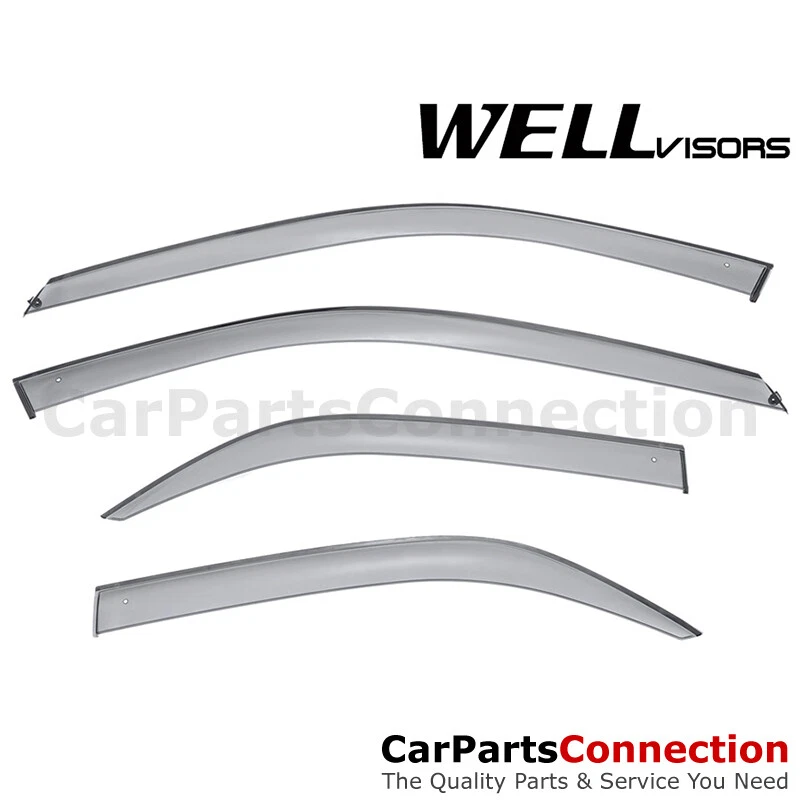 Viseras de ventana WellVisors 94-97 para Honda Accord sedán parasoles deflectores Foto 2 de 4