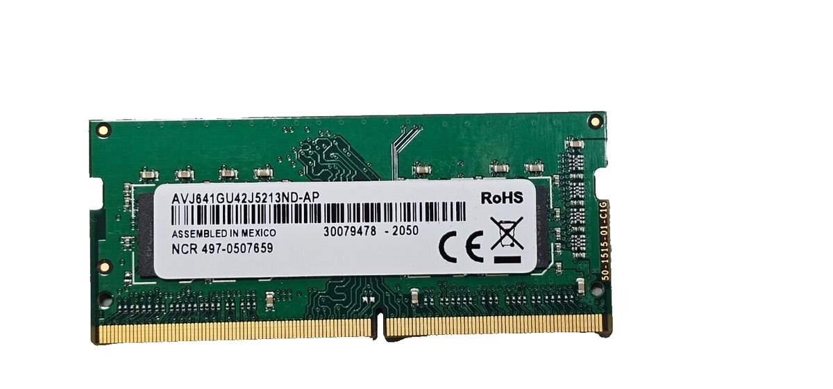 NCR RealPOS 8GB DDR4 SDRAM Upgrade SODIMM PC4-1700 1.2V Avant