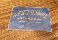 Vintage David Letterman Late Show Grabber Hand & Pocket Warmer