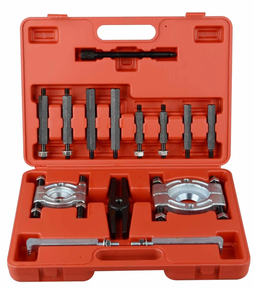 14 pcs Bearing Splitter Gear Puller Fly Wheel Separator Removal Tool Kit Set