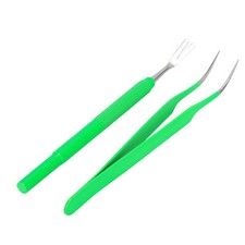 Ticks Remover Kit Tick Remover Tweezers Stainless Steel Cat Flea Remover Tweezer