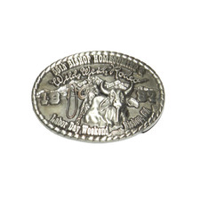 VTG 1987 PACIFIC BRASS AND BUCKLE BISHOP HOMECOMING RODEO WILD WEST WEEKEND