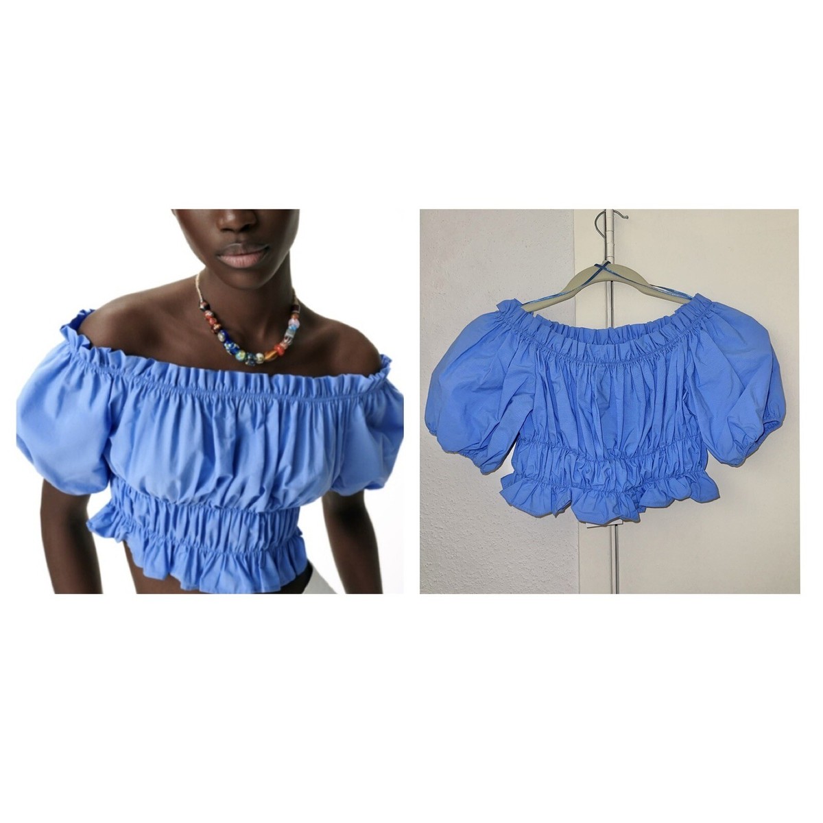未使用☆TODAYFUL☆Georgette Puffshoulder Tops 未使用☆TODAYFUL☆Georgette Puffshoulder Tops