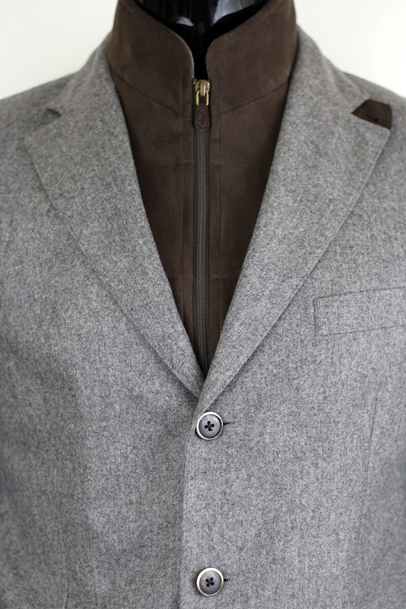 Boggi Milano patterned-jacquard blazer - Grey