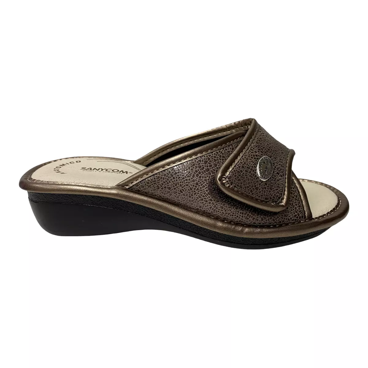 SANYCOM 91 ECO ORIGINAL BEIGE LEATHER SLIPPER SHOES PE 2023