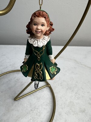 Kurt S. Adler Celtic Irish Step Dancer Dancing Girl Christmas Tree Ornament