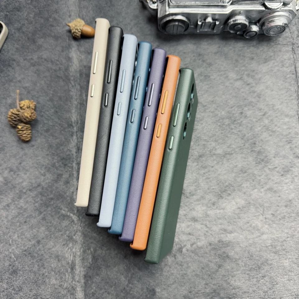 Shockproof Original Vegan Leather Case For Samsung Galaxy S24 Ultra,S24 Plus,S24 - Image 3 of 4