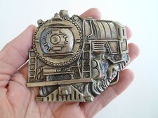 VINTAGE, COLLECTORS, 1978, TRAIN BELT BUCKLE, BY INSTYLE 1142, MADE IN U.S.A.