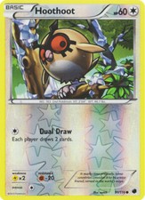 Hoothoot - 91/116 - Common - Reverse Holo x1 - Moderately Played - BW Plasma Fre
