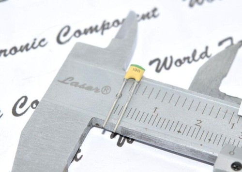 10pcs - PHILIPS 0.01uF (10nF) 63V pitch:2.5mm Ceramic Capacitor 222262908103 - Picture 3 of 3