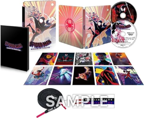 Spider Man Across the Spider-Verse Premium Steelbook Edition Bonus Limited Japan - Picture 1 of 5