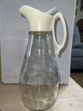 Dispenser sciroppo capanna di tronchi vintage anni 70 impreziosito con aquile dorate 20 oz. Ottime condizioni