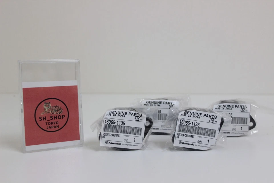 Juego de 4 soportes de carburador originales Kawasaki 16065-1135 para KZ1000 KZ1100 Foto 2 de 4