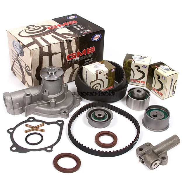 Correa de distribución GMB Bomba de agua Tenioner Fit 93-95 Mitsubishi Galant Expo LRV 4G64 Foto 4 de 4