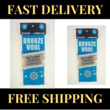 NEW Polishing Cleaning Buffing Coarse Grade Bronze Wool Pads Tool 3-Pack 