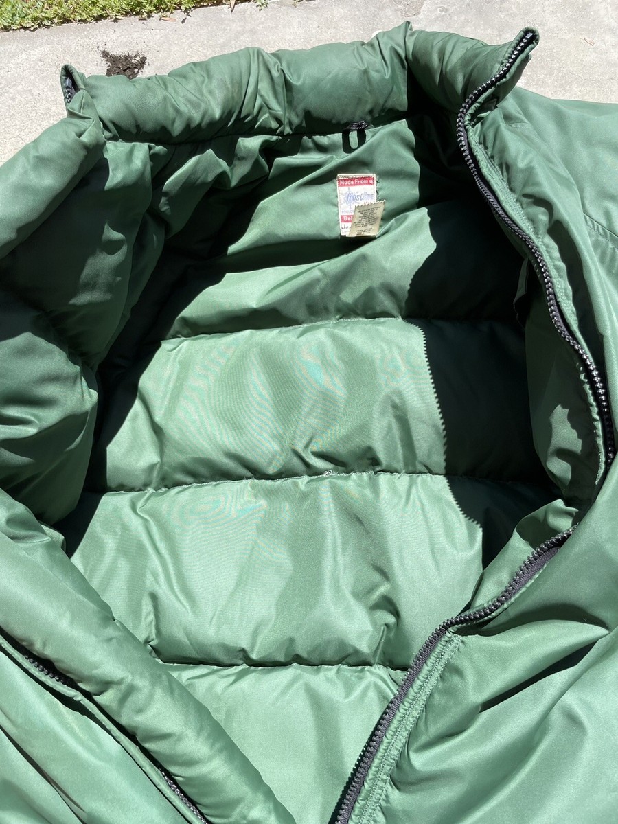 Vintage Frostline Kit Goose Down Coat Parka Jacket Green 70s Vintage Frostline Kit Goose Down Coat Parka Jacket Green 70s