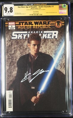 HAYDEN CHRISTENSEN SIGNED STAR WARS AGE OF REPUBLIC ANAKIN