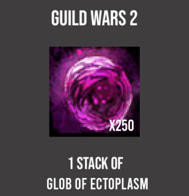 Guild Wars 2 - 250 Ektoplasmakugeln / Glob of Ectoplasm/ECTOGAMBLE