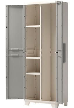 KETER LINEAR WOOD SCOPE SCHRANK 2-türig Holzoptik 68x39x173h