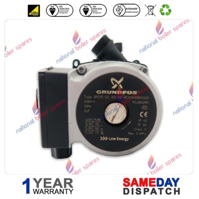 VOKERA SABRE 25HE 29HE BOILER PUMP 10027571 UK