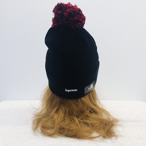 FW17 SUPREME SNAKE SCRIPT BEANIE BLACK NWT - Picture 4 of 7