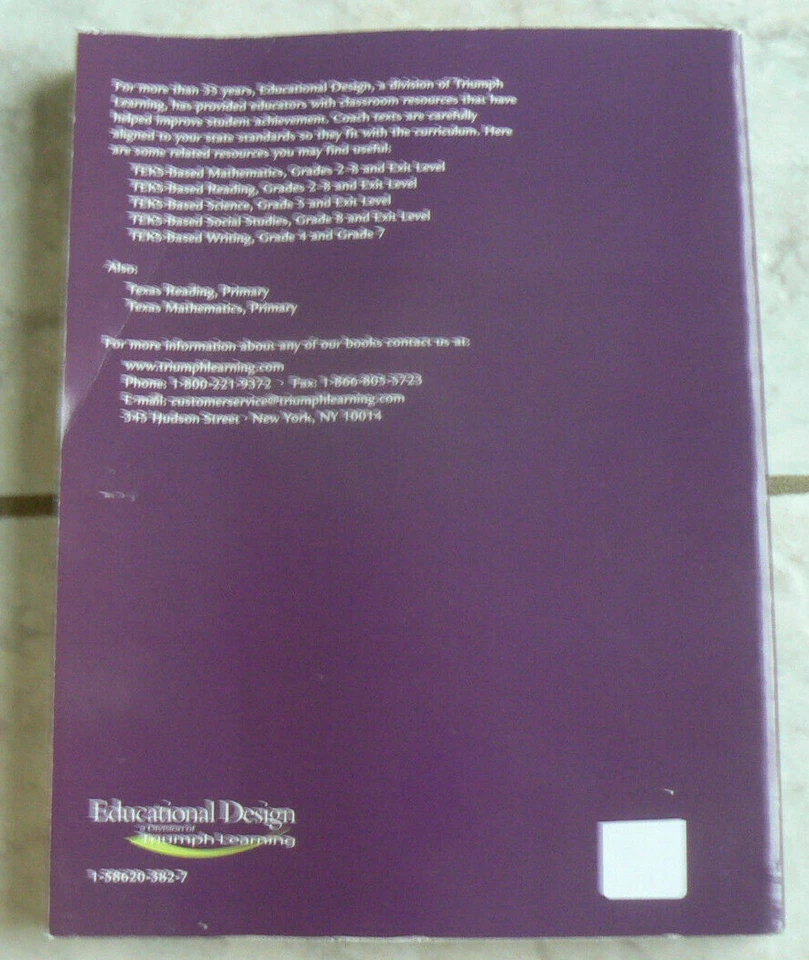 TAKS Coach Mathematics,Exit Level(gr.11) Texas Assessment of Knowledge&Skills'02 - Image 2 of 4