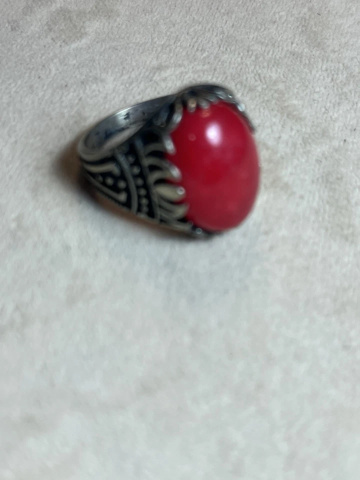 Anillo Yemení Ageeq Plata de Ley 925 Foto 3 de 4