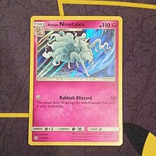 Pokemon TCG Cosmic Eclipse Alolan Ninetales 145/236 110 HP Holo Rare Eng on eBay