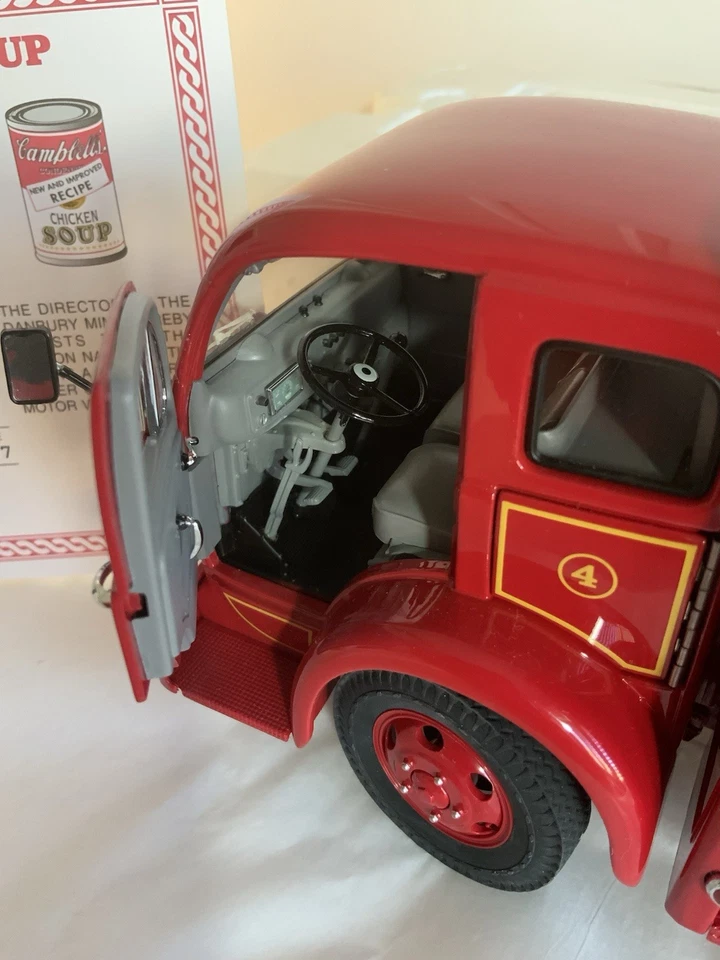 1950’s Campbell’s Soup Delivery Truck, Danbury Mint, Styrofoam Box, Cert Of Tit - Image 2 of 4