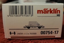 Märklin Spur H0 00754-17 Flachwagen mit Sprinter Leonhard Weiss der DB